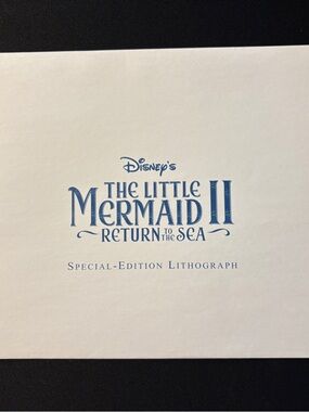 Disney Little Mermaid Return to the Sea Lithograph (1)